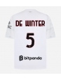Moške Nogometnih dresov AC Milan Koni De Winter #5 Gostujoči 2026-27 Kratki rokavi Moške Nogometnih dresov AC Milan Koni De Winter #5 Gostujoči 2026-27 Kratki rokavi